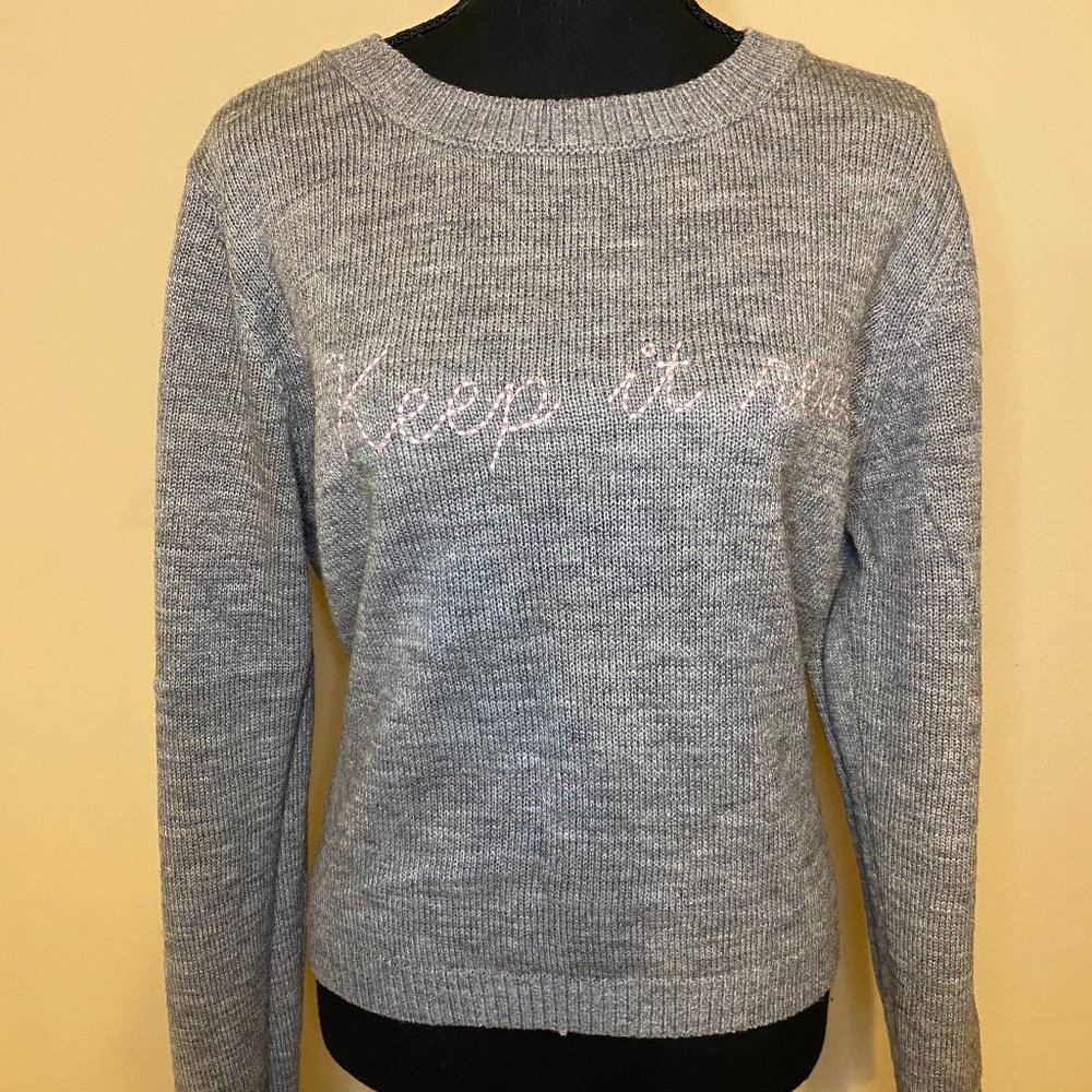 Grey Statement Sweater